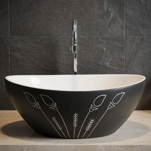 Vistaar Blue Ceramic Vessel Sink Table Top Modern Lavabo for Hotel, Home, Hospital, Mall and Villa with Lifetime Warranty - Product Image 5