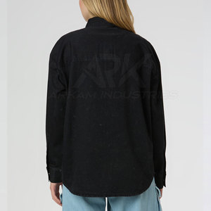 ราคาขายส่ง เสื้อเชิ้ตยีนส์ผู้หญิงสั่งทำได้ รุ่นใหม่ น้ำหนักเบา ขายดี - Product Image 2
