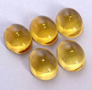 Wholesale Natural <b>Citrine</b> High Quality Oval Cabochon Loose Gemstone <b>Rings</b> Necklace Beads Pendant Jewellery Certified Cat's Eye - Product Image 3