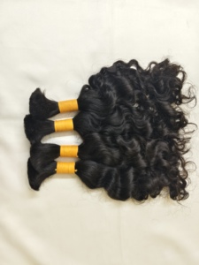 Extensiones de Cabello Natural Remy de un Solo Donante de Tamil Nadu, India, Textura Natural, Color Natural, Venta al por Mayor, Grado Superior, 100% Remy, Doble Trama a Máquina - Product Image 3