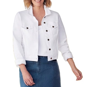 Hot Selling Wholesale Price New Design Women <b>Denim</b> jacket Trendy Style sustainable Good Quality soft <b>material</b> Women <b>Denim</b> jacket - Product Image 4