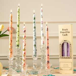 Handmade 25CM Stick Aromatherapy <b>Candle</b> New Year Home Decoration Smokeless Woody Fragrance <b>Long</b> Burning Decorative Wax <b>Candle</b> - Product Image 6