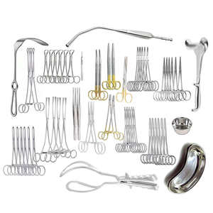 Instruments chirurgicaux orthopédiques de base pour laparotomie, manuel, ensemble de 108 pièces, certifié CE par Surgiright - Product Image 3