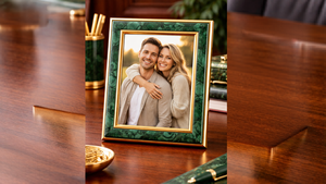 Malachite <b>desk</b> accessory green malachite stone decoration gift healing crystal malachite gift set feng shui malachite corporate - Product Image 5