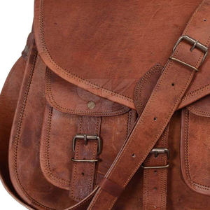 Bolsos de cuero de alta calidad al por mayor, tipo satchel, impermeables, transpirables, de material duradero, para portátiles, hechos en Pakistán. - Product Image 6