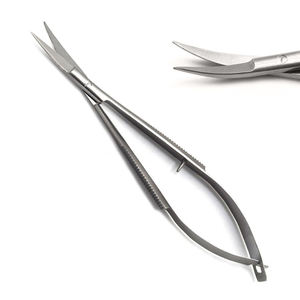 Kit de micro-chirurgie 3 pièces : Ciseaux à ressort Noyes, Porte-aiguille Castroviejo, Instruments chirurgicaux dentaires - Product Image 3