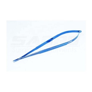 Soporte de aguja para microcastroviejo, instrumento quirúrgico de titanio con bloqueo, 18cm - Product Image 1