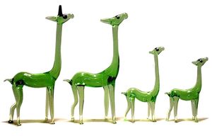 Cúpula de Vidrio Soplado a Mano con Diseño de Jirafa, Decoración para el Hogar, Mundo de Vidrio en Miniatura de Rajasthan, para Pascua, Navidad, Día de los Inocentes, Festividades Chinas - Product Image 6