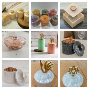 High Quality Custom Wholesale Child-Resistant Airtight Resin Dry <b>Food</b> Container with Metal Lid for Weddings - Product Image 6