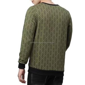 Sudadera de Hombre con Diseño Único, Bordada, de Color Sólido, Informal, Tallas Grandes, Poliéster/Algodón/Felpa, Personalizable - Product Image 2