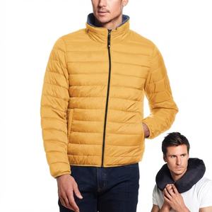 Outdoor Sporty Zipper Puffer Cold Resistant <b>Men's</b> Winter Ultralight <b>Warm</b> Regular Down <b>Jacket</b> - Product Image 6