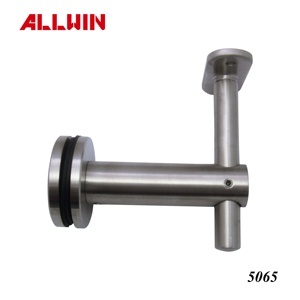 Contemporary Stainless Steel Wall Mount Handrail Bracket Modern Design DIY Installation for Stair Hotel Balcony <b>Deck</b> Railings - Product Image 5