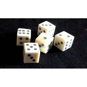 Dés de jeu artisanaux en corne et os, dés cubiques en corne de buffle avec design et taille personnalisables - Product Image 4
