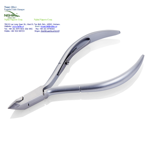Nghia Export C-02 Cuticle Nippers Stainless Steel Manicure & <b>Pedicure</b> Care <b>Set</b> for Personal Beauty Use OEM Logo - Product Image 6