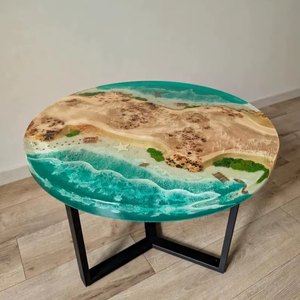 <b>Rustic</b> Crafted Resin <b>Wood</b> <b>Dining</b> <b>Table</b> Angel Style Handmade Customizable Luxury Home & Restaurant Furniture - Product Image 1