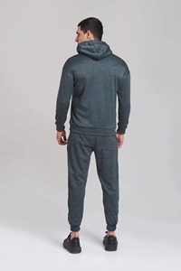 Performance Hooded Casual Solid Pullover Tracksuit Set for Training Wear by Professional Clothing Producers - Product Image 3