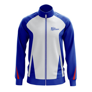 Blousons de rugby sportifs haute performance pour hommes, respirants, écologiques, coupe-vent, col montant, fermeture éclair, logo frontal, 100 % coton - Product Image 2