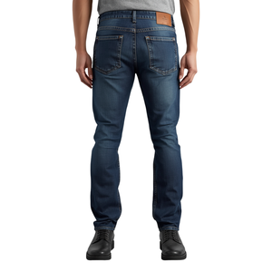 Pantalones Vaqueros de Mezclilla Ajustados para Hombre, Estilo Moderno y Casual - Product Image 2