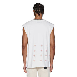 เสื้อยืดคอกลมแขนตัดเย็บทรงโอเวอร์ไซส์ ผ้าฝ้ายคุณภาพสูง ดีไซน์ไม่ซ้ำใคร สำหรับผู้ชาย สไตล์วินเทจ รับสั่งทำพิเศษ - Product Image 2