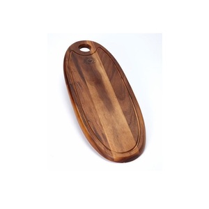 Planche à découper en bois massif, planche à découper naturelle faite à la main, planche de service rustique pour la cuisine, pour la préparation quotidienne des aliments - Product Image 6