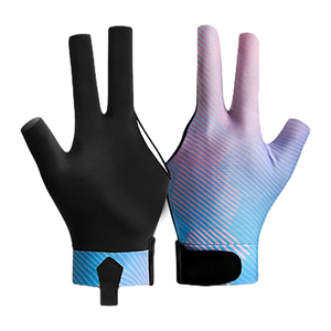 Custom Spandex Fabric 3-Finger Snooker <b>Gloves</b> for Sports-Unisex Custom Colors & Logos - Product Image 3