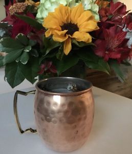 Copper Moscow mule mug set lakeside beverage <b>cups</b> <b>reusable</b> handmade serving mugs premium collection - Product Image 3