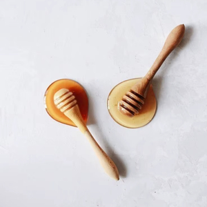 Cuchara de Madera Natural para Miel, Diseño Simple y Elegante, Hecha a Mano, Personalizable en Tamaño y Logotipo, Precio de Fabricante - Product Image 1
