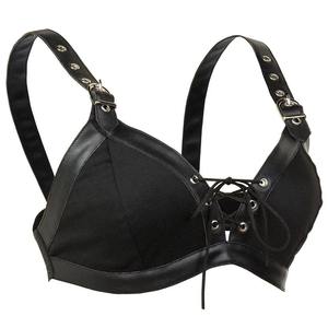 Soutien-gorge Corset Push-up Grande Taille Femme en Dentelle Rouge à Carreaux Spandex/Polyester, Effet Gainant Ferme, Respirant, Usage Quotidien, Design Évidé - Product Image 4