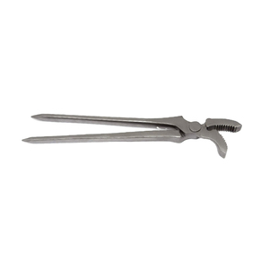 Manufacturers of Hoof Clincher 12" Clinching Tongs Curved Jaw Horse-<b>shoe</b> Nail Clincher Farrier Tools Veterinary - Product Image 3