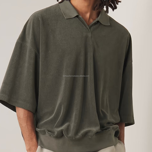 Camiseta de Manga Corta para Hombre, Estilo Francés, de Alta Calidad, Personalizada OEM, para Gimnasio, 2025, Hombros Caídos, Color Sólido, Secado Rápido, 200g - Product Image 3