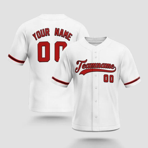 Meilleures ventes Maillots de baseball et de softball légers et respirants unisexes Vêtements de sport à séchage rapide antibactériens durables personnalisables - Product Image 3