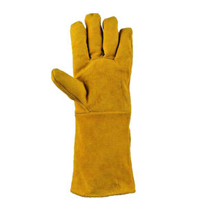 Heavy Duty Welding Thermal Safety Gloves Fireproof Heat Resistant Cowhide Leather Outdoor Industrial Work Gloves OEM Supplier - Product Image 3