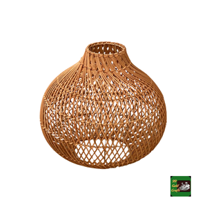 Abat-jour en rotin tissé à la main, écologique, en cannage, pour hôtel, restaurant, café, lampe suspendue, Vietnam - Product Image 5