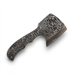 Lame de hachoir en acier Damas personnalisée en gros, lame vierge pleine longueur pour cuisine, fourniture pour l'artisanat de lames, directement de l'usine - Product Image 2