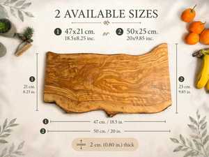 Planches à découper rectangulaires en bois d'acacia avec poignée en bois, écologiques, lavables au lave-vaisselle, emballées - Product Image 3