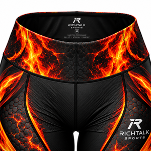 Latest Design Durable Best Material Women Sublimation <b>Leggings</b> Wholesale <b>Low</b> MOQ High <b>Waist</b> Full Length Elastic <b>Waist</b> - Product Image 4