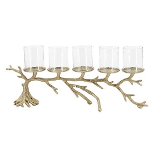 Support de bougie 33 cm à double support, durable, décoration d'intérieur - Product Image 5