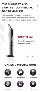 Máquina Expendedora de Dardos Comercial Lista para Enviar para Uso en Clubes, Operada con Monedas, con Conexión WiFi y Ranura para Monedas - Product Image 3