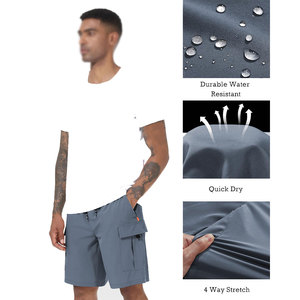Shorts cargo pour hommes les plus vendus, taille haute élastique, matière en mélange de polyester, respirant et léger - Product Image 4