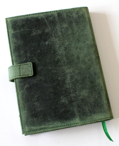 Agenda 2026 de Cuero Auténtico, Diario, 100 Hojas, Tapa Dura, Regalo, Verde, 16x22cm - Product Image 6