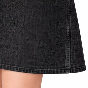 Jupe midi droite personnalisable pour femme, boutonnée sur le devant, taille haute, style vintage, respirante, décontractée et confortable - Product Image 5