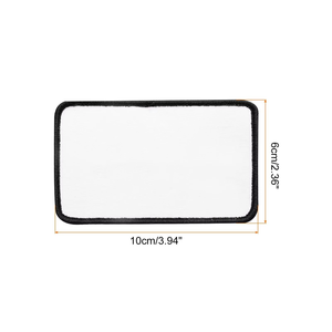 Parches Bordados Personalizados en Forma de Corazón, Sublimados y Coloridos, de Tela No Tejida, para Coser en Gorras y Zapatos, de Poliéster Resistente - Product Image 3