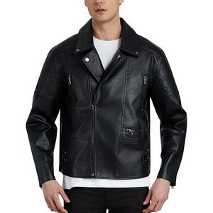 Veste en cuir Cafe Racer pour homme Comfortex International, en cuir d'agneau, classique, à bas ouvert, veste en cuir de moto - Product Image 2