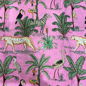 Bright Cheerful Organic Cotton 60by60 Cambric Fabric Printed Floral Patterns for Stylish Clothing <b>Bags</b> Curtains Covers - Product Image 5