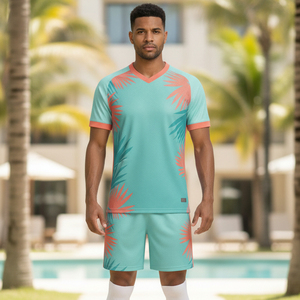 Uniforme de Fútbol Sublimado Ecológico, Conjunto de Uniformes de Fútbol Personalizados, Camiseta de Fútbol Transpirable para Hombre, Ropa de Entrenamiento para Equipo - Product Image 4
