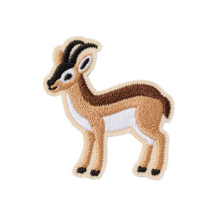 Latest Design Varsity Lady Embroidered Patch Personalized Chenille Square <b>Badge</b> with Custom Brand for Fashion Apparel Decoration - Product Image 1