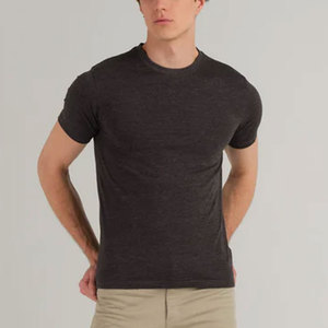 T-shirts à col rond et manches courtes 100% coton, coupe ample, anti-boulochage, broderie, marque privée - Product Image 2