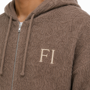Ensemble survêtement homme chaud et doux en polaire avec sweat à capuche zippé et pantalon large – Vêtements d'hiver streetwear – Fournisseur en gros - Product Image 5