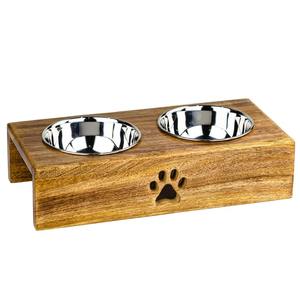 Comedero de Madera Ecológico Personalizado para Perros Pequeños y Medianos y Gatos, para Pedidos al por Mayor - Product Image 3