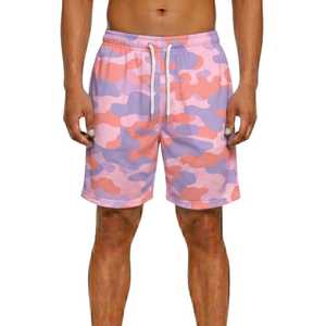 Pantalones Cortos Deportivos para Hombre, Degradado, Cintura Media, Elásticos, de Secado Rápido, Tejido de Poliéster, Casuales, Tipo Bermuda - Product Image 2